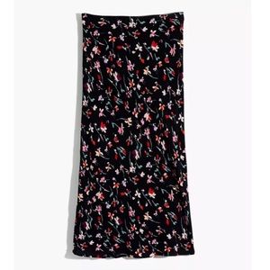 Floral Madewell midi skirt